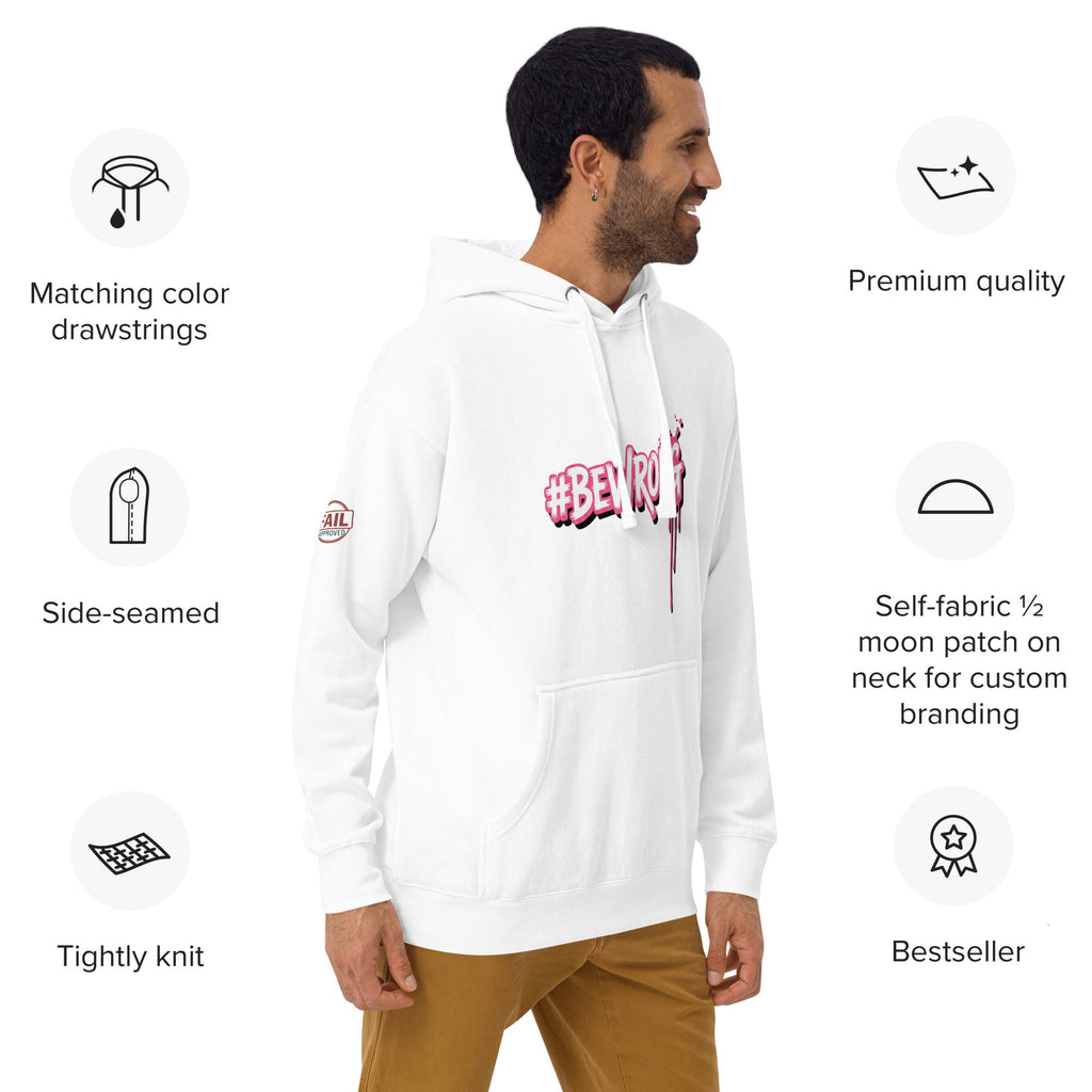 Felpa con Cappuccio Streetwear #BEWRONG 🔴 | FAIL – Comfort, Stile & Coraggio di Sbagliare