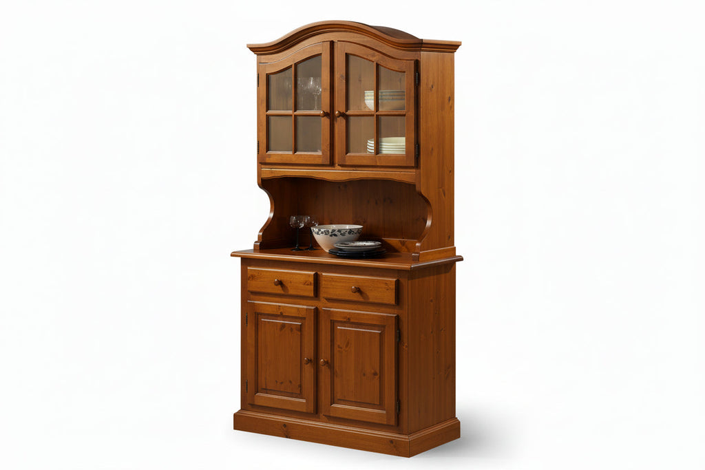 Credenza Rustica in Legno di Pino Granda 2 Ante - Arredo Contract Montagna