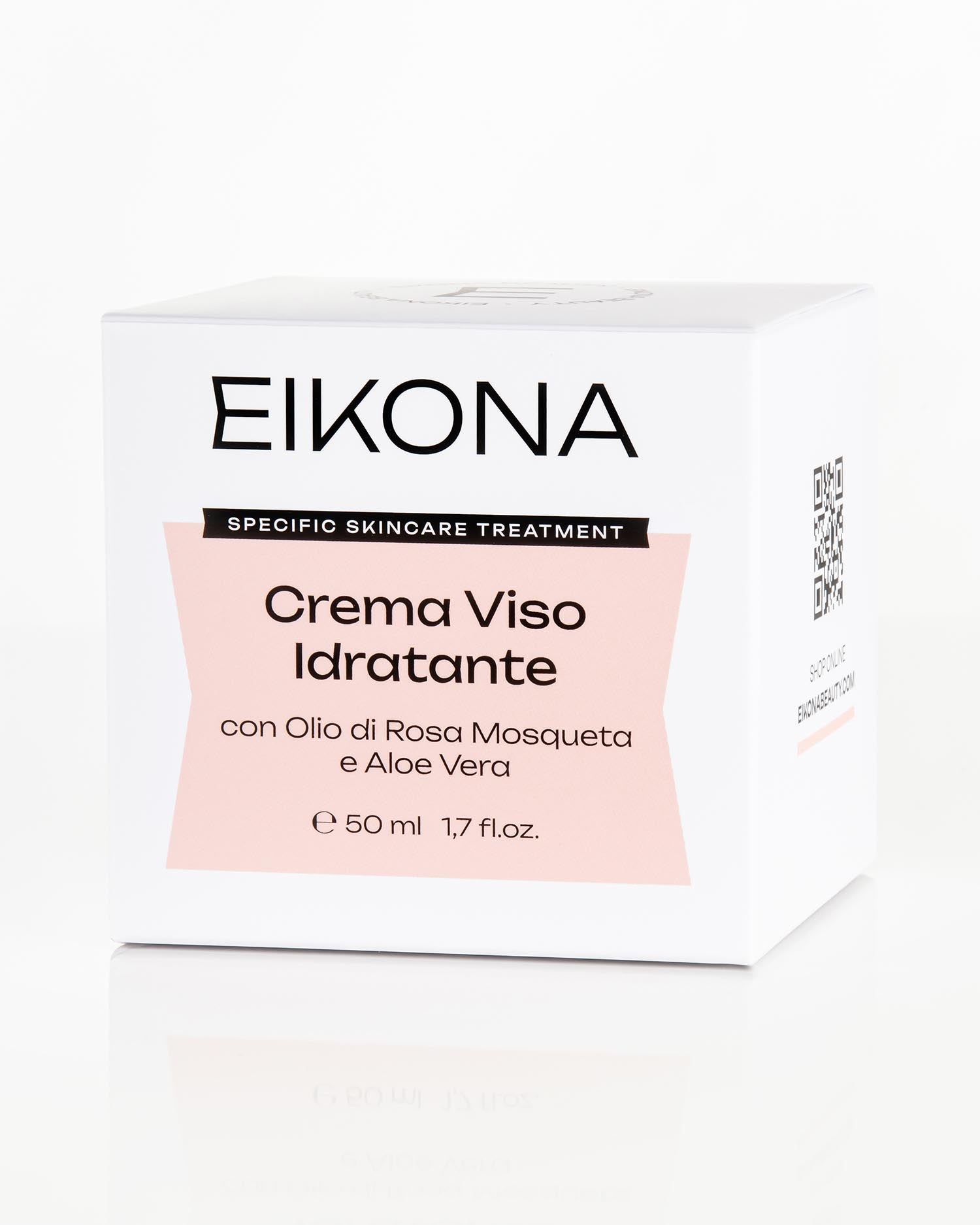 EIKONA CREMA VISO PELLISENSIBILI OLIO ROSA E ALOE VERA 50 ML