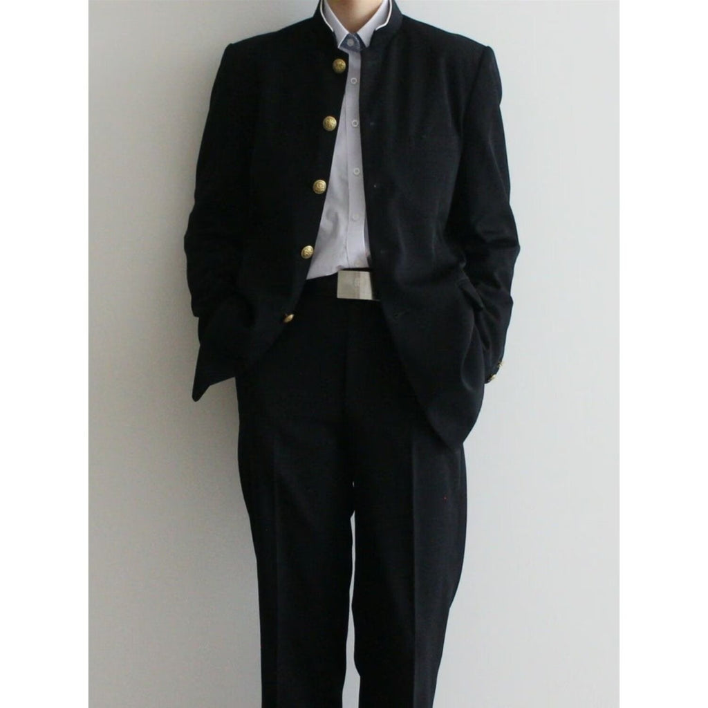 Abito casual da ragazzo in stile coreano e hongkonghese, a maniche lunghe, in stile college