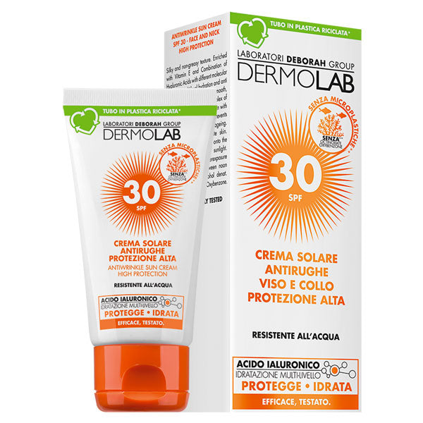 DERMOLAB CREMA SOLARE ANTIRUGHE VISO & COLLO SPF 30 50 ML