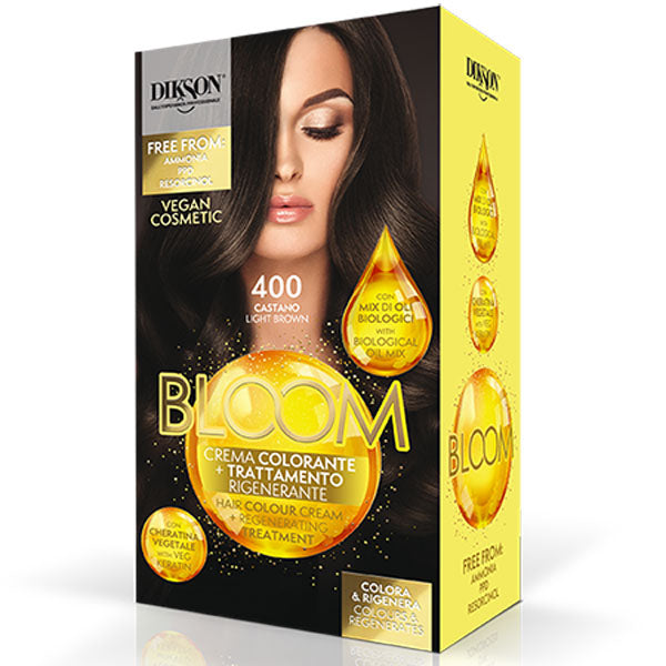 DIKSON BLOOM CREMA COLORANTE CASTANO 400