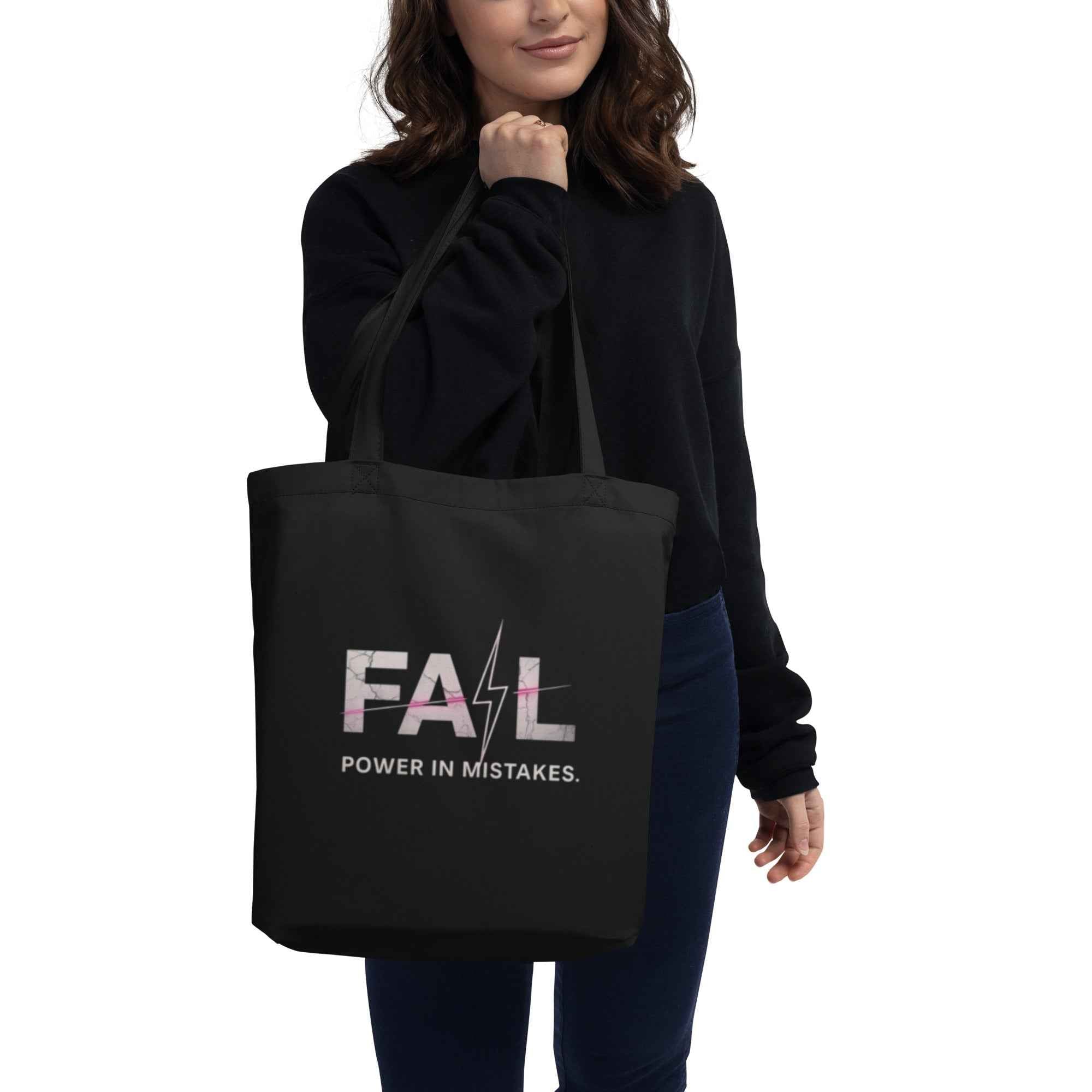 Borsa Tote in Cotone Organico 🛍️ | FAIL Streetwear – Sostenibile, Capiente e 100 % Stile Naturale
