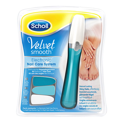 PEDOREX SCHOLL VELVET SMOOTH ELETRONIC NAIL CARE SYSTEM