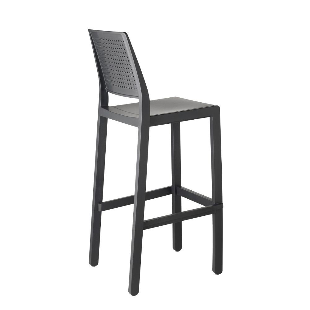 Sgabello Scab Emi - Design Forato Impilabile H65/H75 Made in Italy