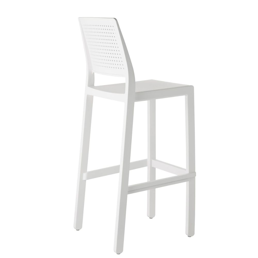 Sgabello Scab Emi - Design Forato Impilabile H65/H75 Made in Italy