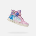 Geox Skylin Disney Frozen - Sneaker Bambina con Luci Rosa