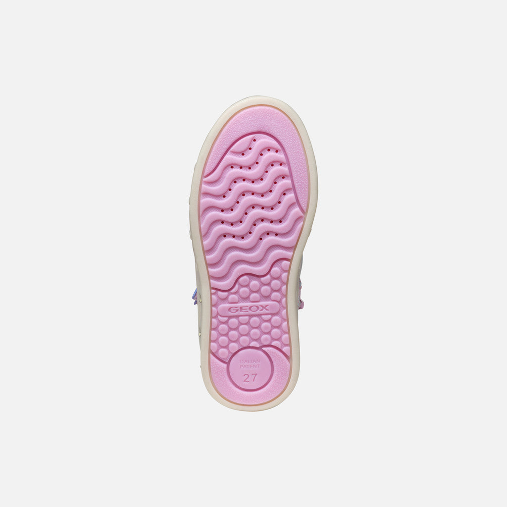 Geox Skylin Disney Frozen - Sneaker Bambina con Luci Rosa