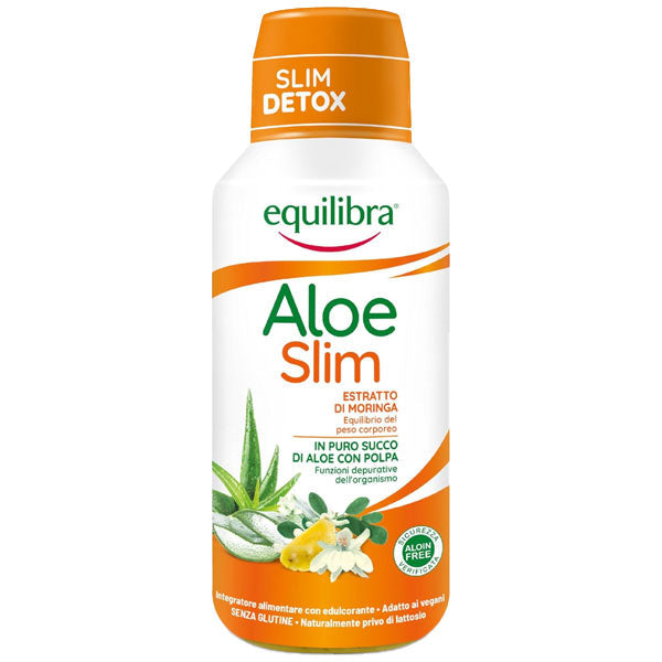 EQUILIBRA INTEGRATORE ALOE SLIM DETOX ESTRATTO DI MORINGA 500 ML