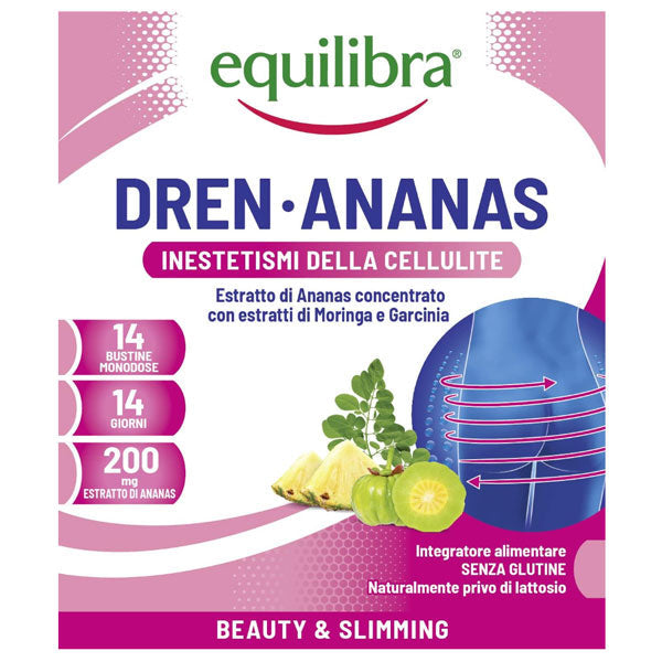 EQUILIBRA INTEGRATORE DREN-ANANAS INESTETISMI DELLA CELLULITE
