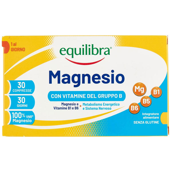 EQUILIBRA INTEGRATORE MAGNESIO CON VITAMINE DEL GRUPPO B 30 CPR