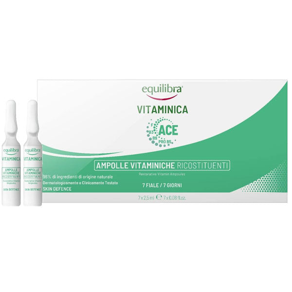 EQUILIBRA VITAMINICA AMPOLLE FIALE VISO 7 X 2.5 ML