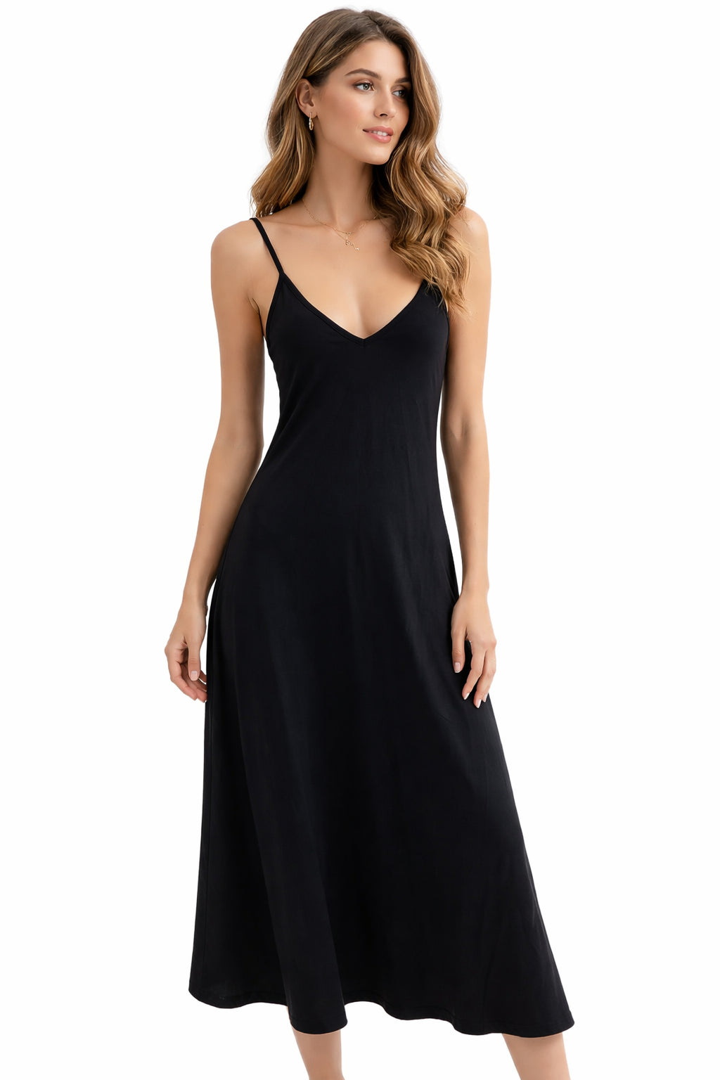 Dimensione Danza Abito Lungo Donna 40D291J21 2000 - Vestito Nero in Cotone