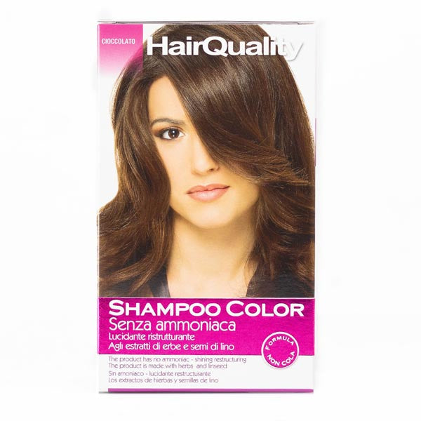 HAIR QUALITY SHAMPOO COLORORANTE CAPELLI CIOCCOLATO