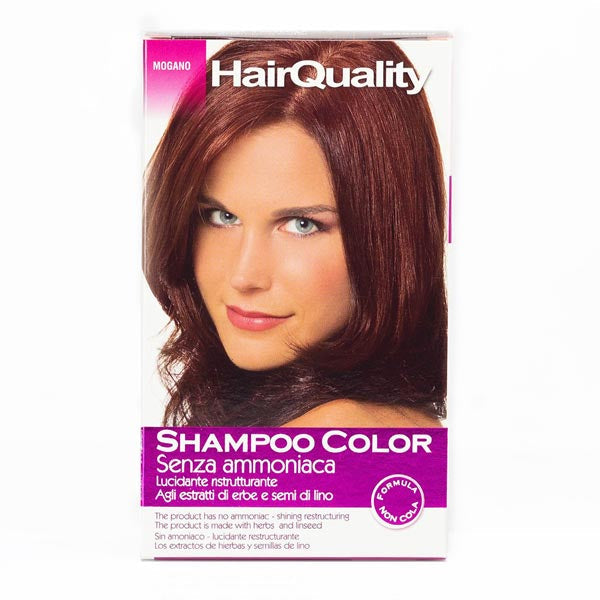 HAIR QUALITY SHAMPOO COLORORANTE CAPELLI MOGANO