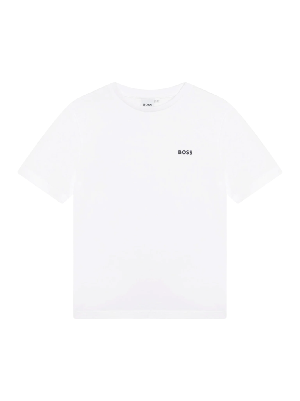 Boss T-shirt maniche corte in jersey con logo bianco