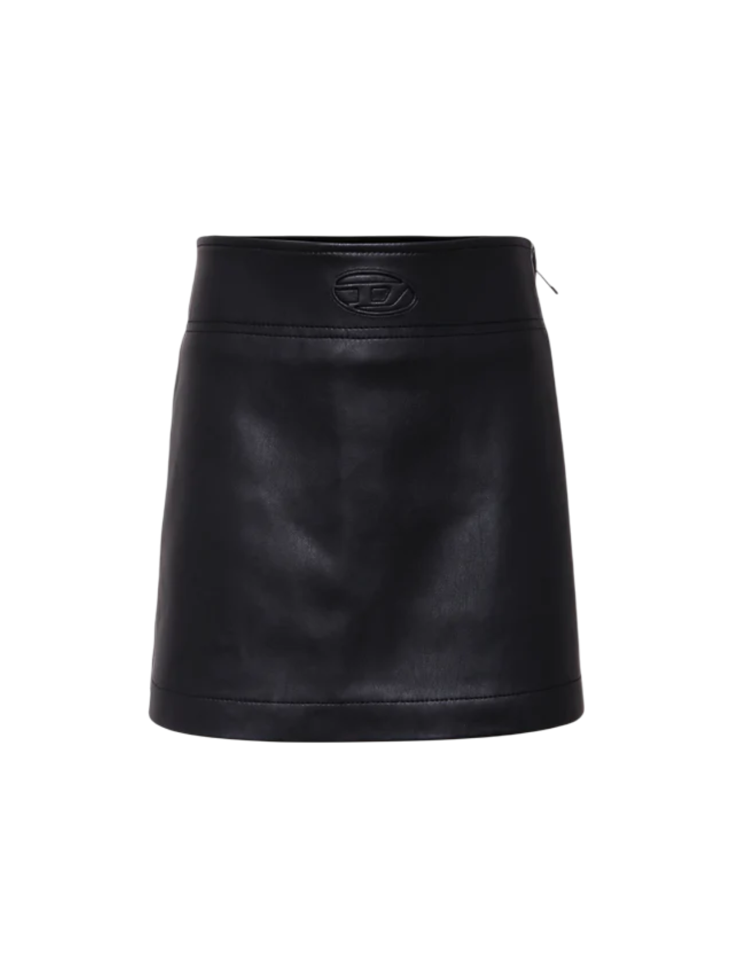 Diesel gonna corta in ecopelle Gleppy nero