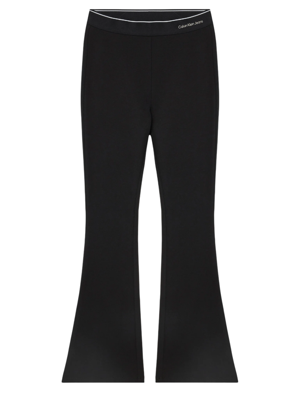 Calvin Klein Jeans leggings flare bambina nero