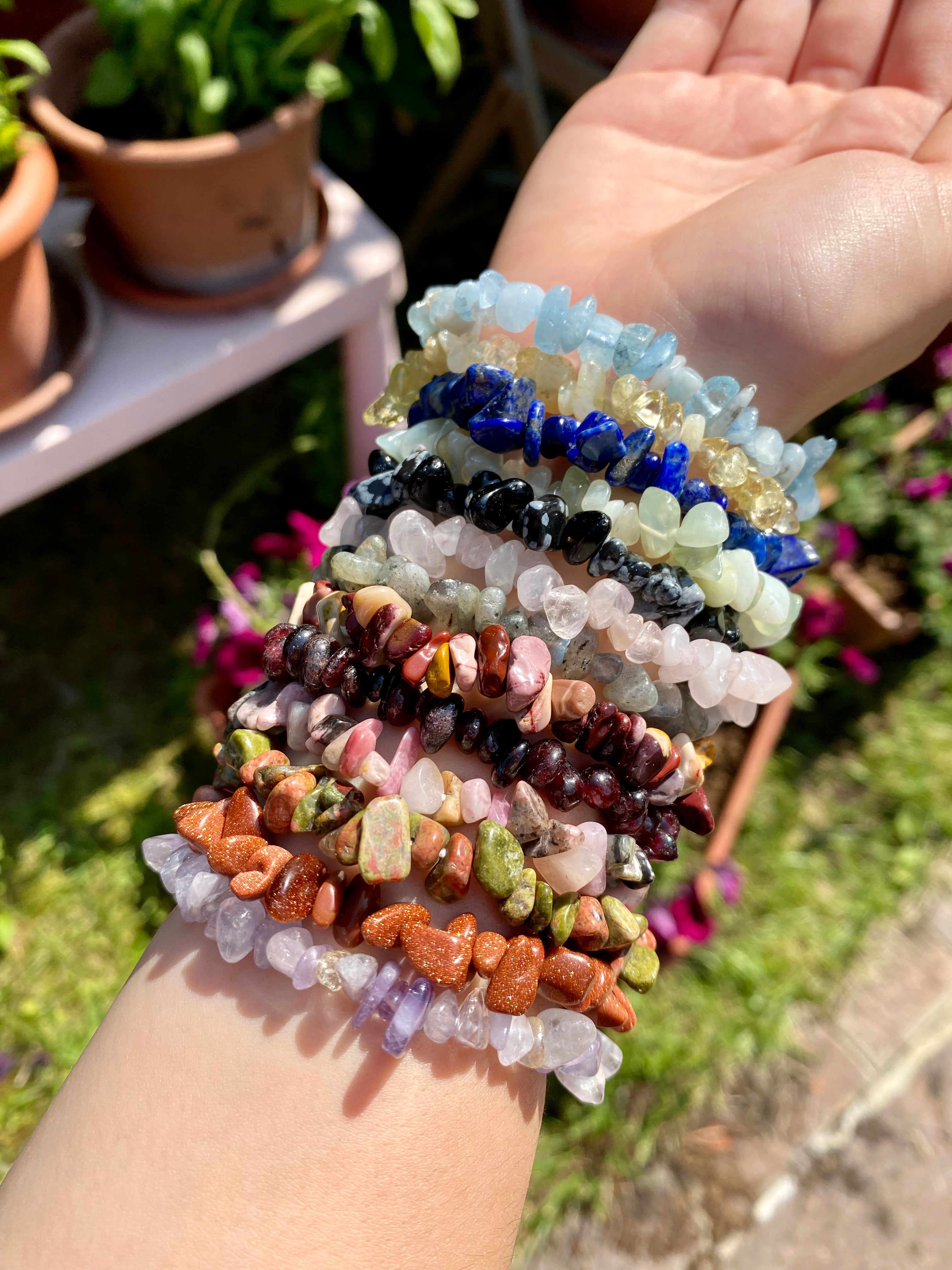 Bracciali Chips Pietre