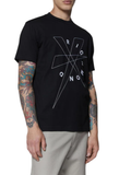 John Richmond T-shirt manica corta con logo ricamato Husillo nero