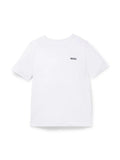 Boss T-shirt maniche corte in jersey con logo bianco