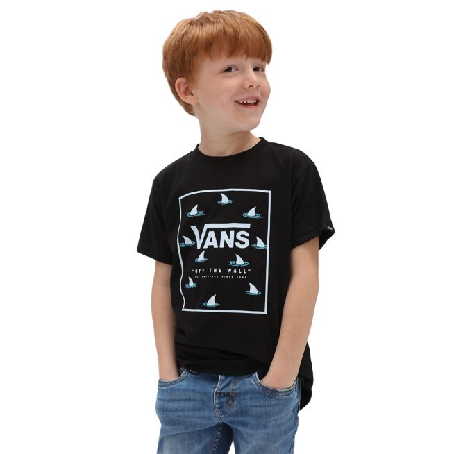 Vans maglietta manica corta da bambino Print Box VN0A3HWJZ0U nero