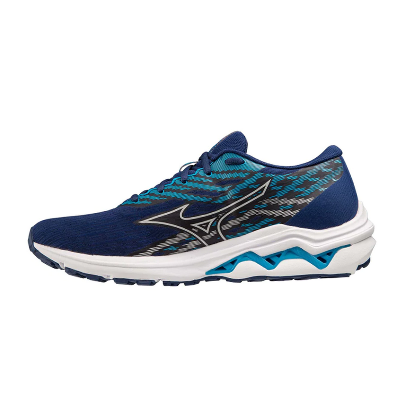 Mizuno scarpa da corsa da uomo Wave Equate 7 J1GC234853 blu-argento