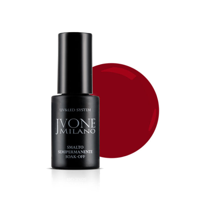 JVONE MILANO SOAK OFF SEMIPERMANENTE ROSSO PORPORA 3050
