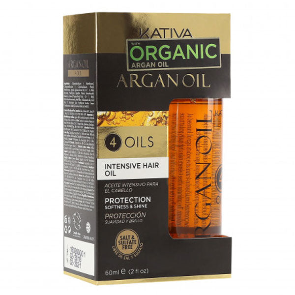 KATIVA ARGAN OIL 4 OILSPROTECTION SOFTNESS E SHINE 60 ML
