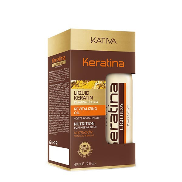 KATIVA KERATINA LIQUID KERATIN NUTRITION SOFTNESS E SHINE 60 ML