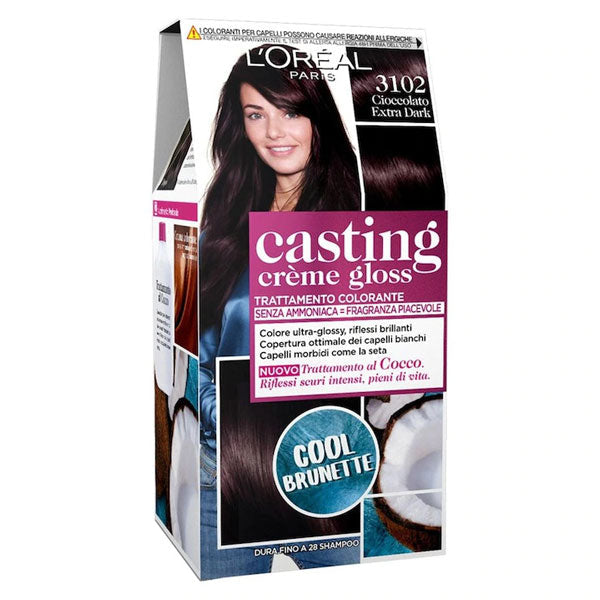 L'OREAL CASTING CREME GLOSS CIOCCOLATO EXTRA DARK 3102