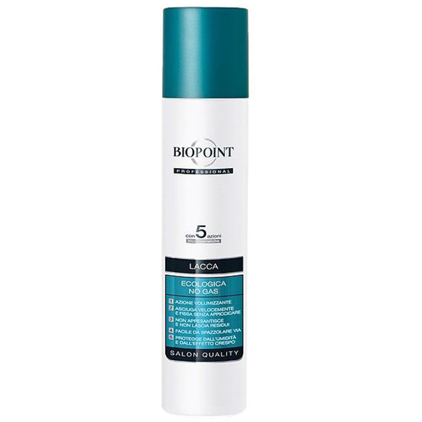 BIOPOINT LACCA CAPELLI ECOLOGICA NO GAS CON 5 AZIONI 300 ML