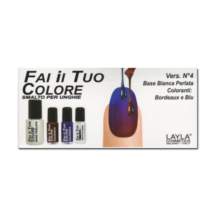 LAYLA KIT SMALTO FAI ILTUO COLORE VERSIONE N.4