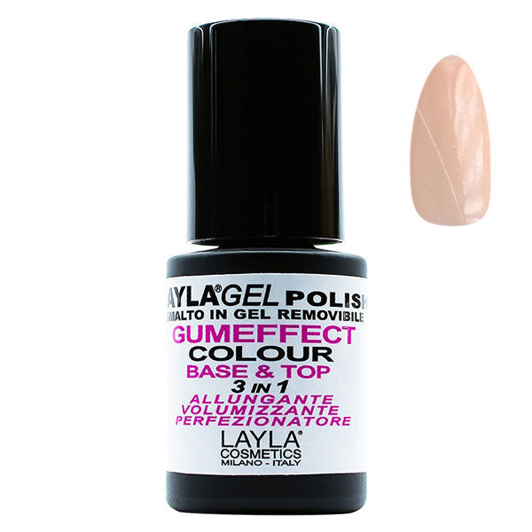 LAYLA SMALTO GEL POLISHGUMEFFECT 3 IN 1 GOLD SANDS 25