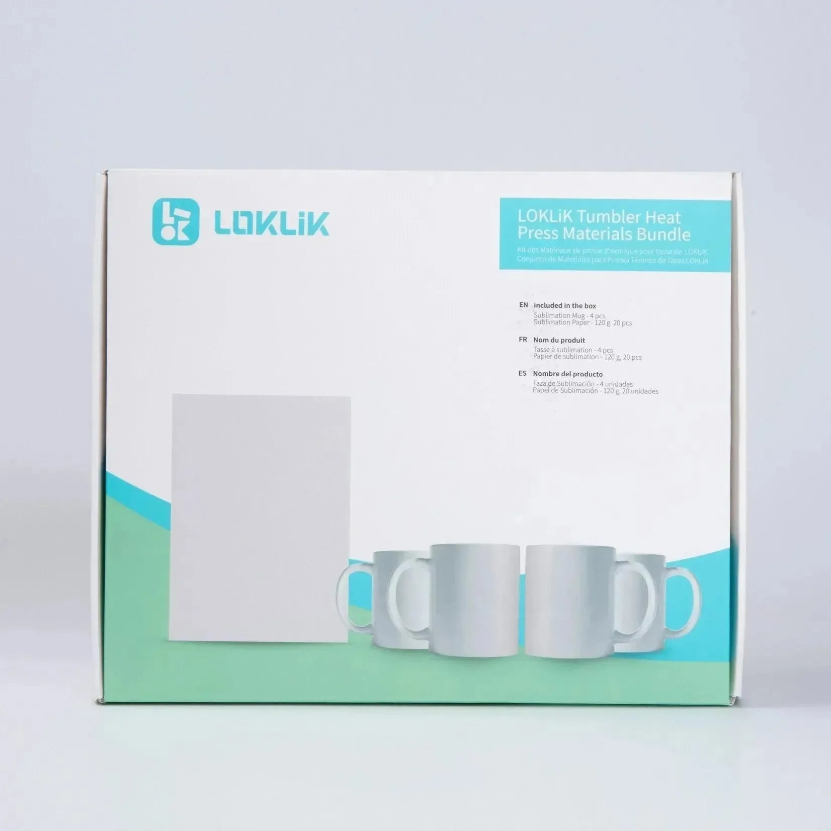 LOKLiK Starter Pack for Tumbler Heat Press