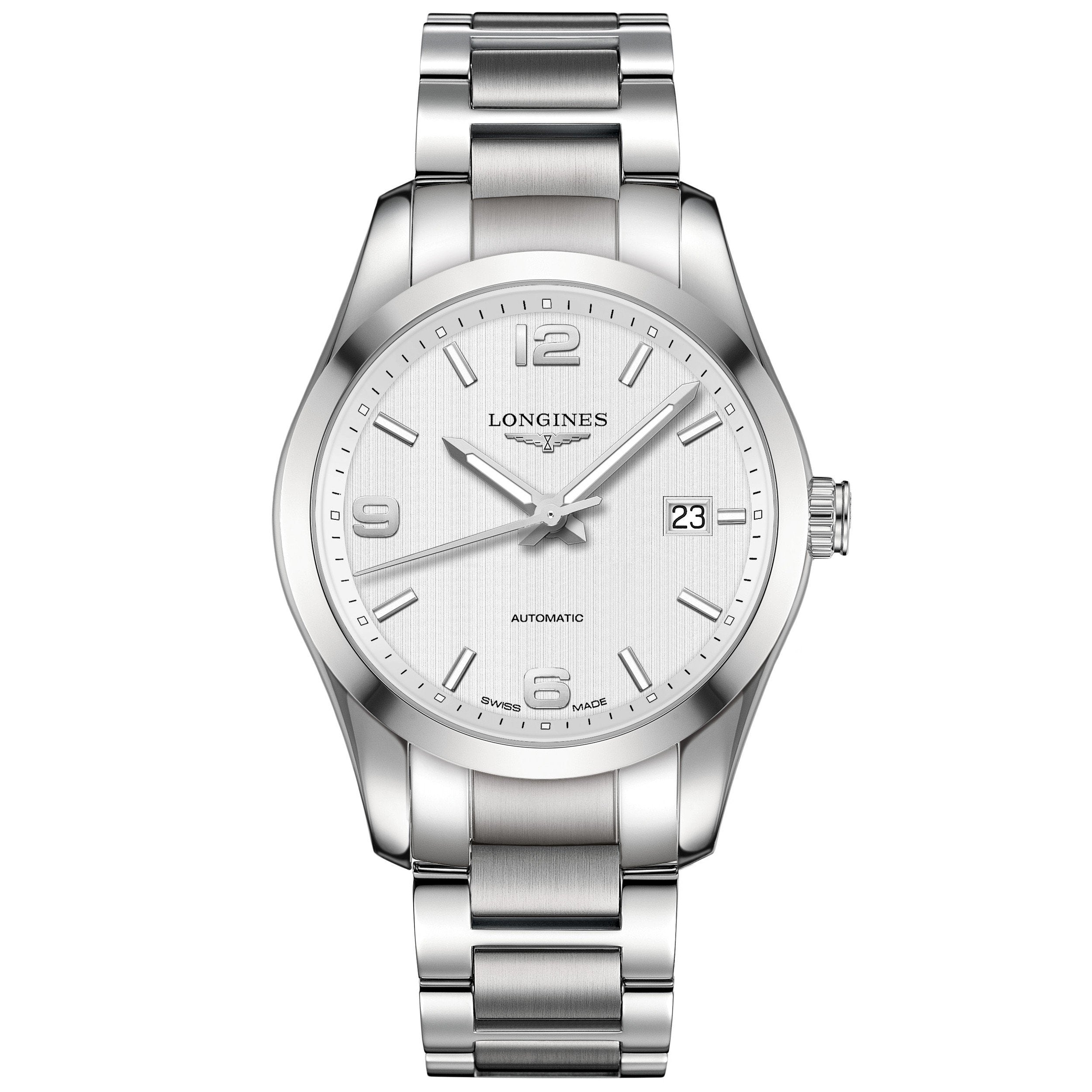 Longines orologio Conquest Classic 40mm argento automatico acciaio L2.785.4.76.6