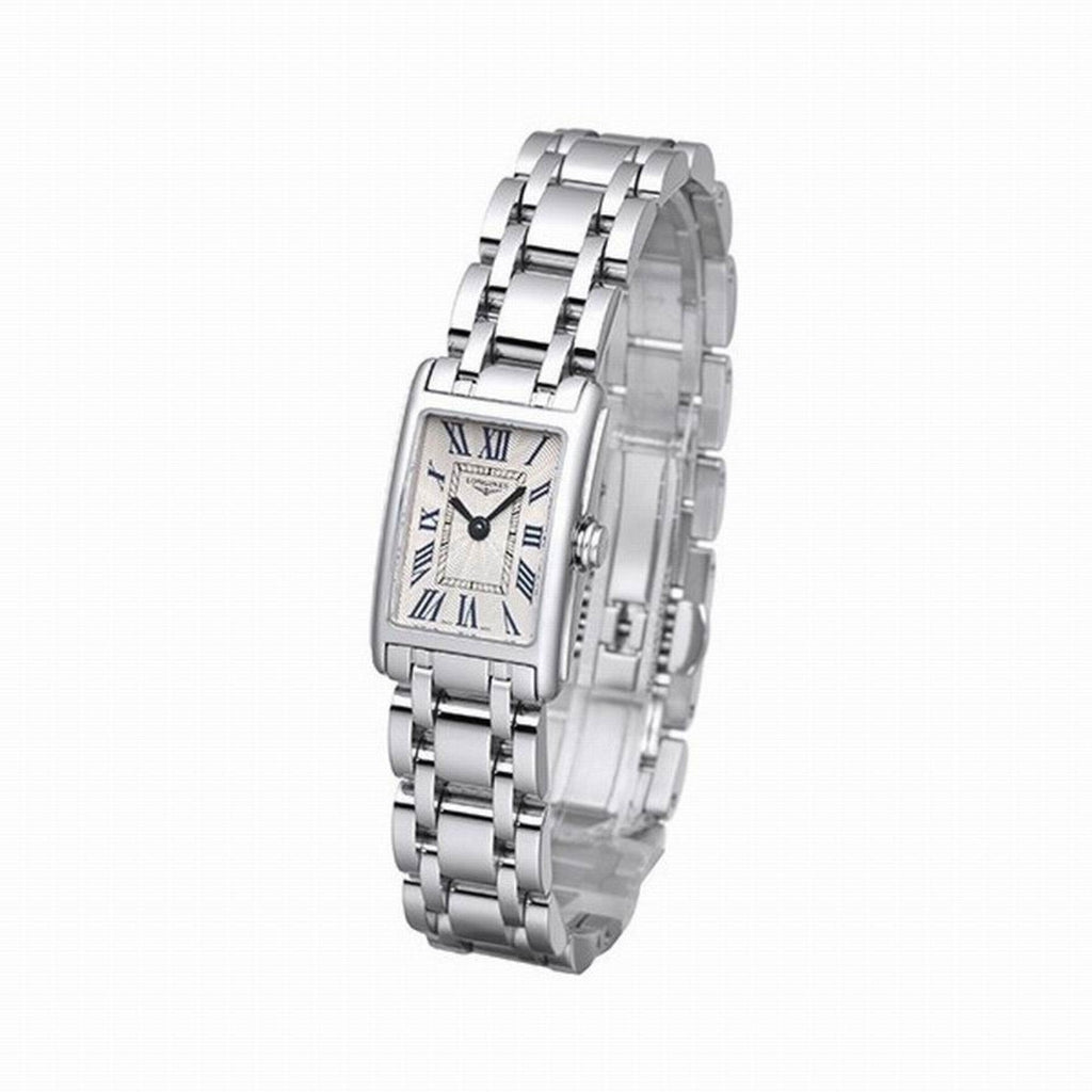 Longines orologio DolceVita 17,70x27mm argento quarzo acciaio L5.258.4.71.6