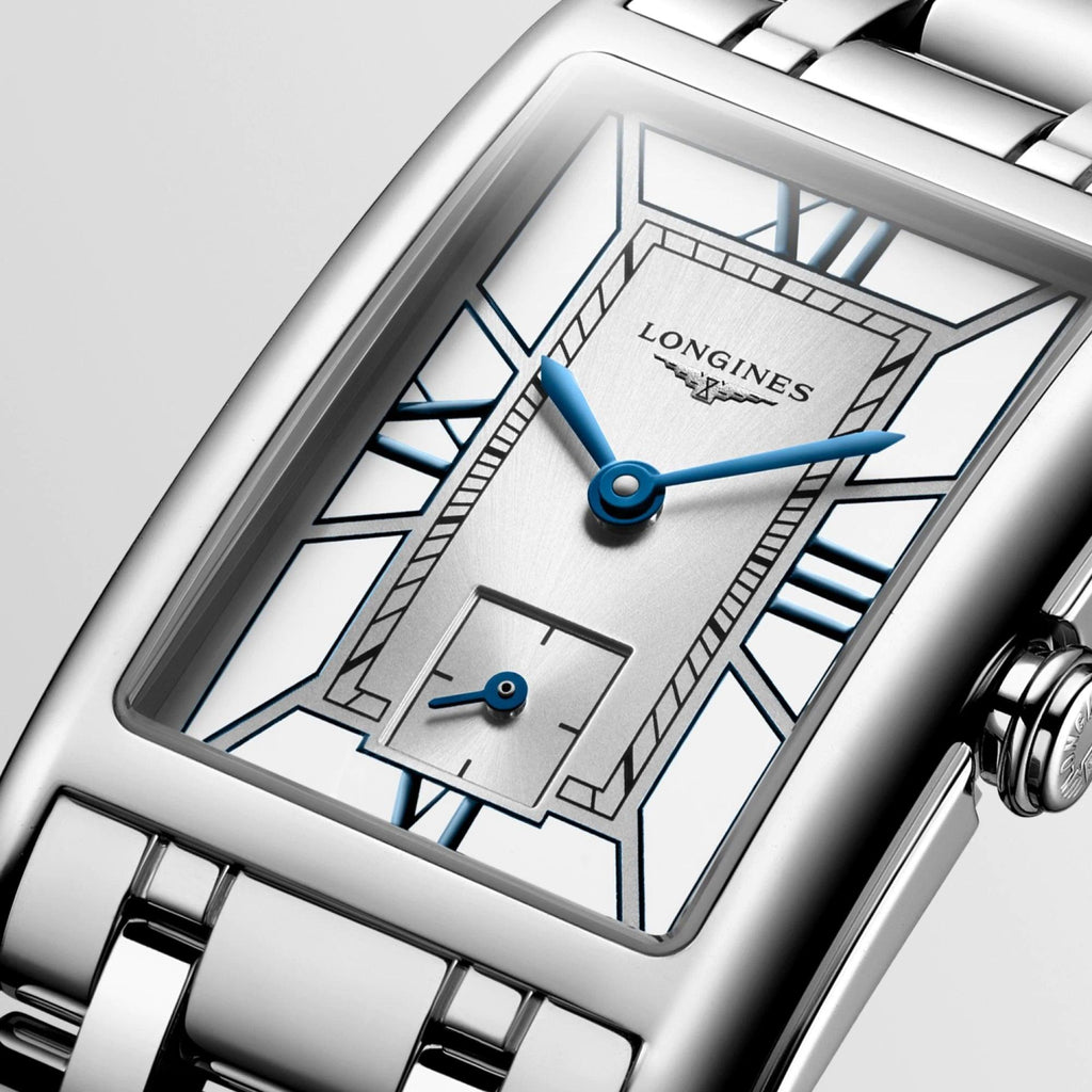 Longines orologio DolceVita 23,3x37mm bianco quarzo acciaio L5.512.4.75.6