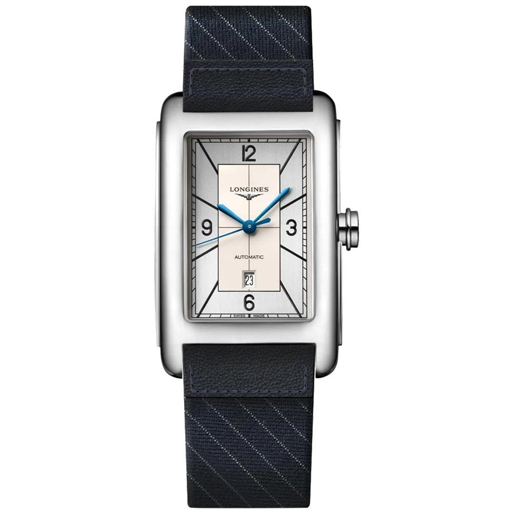 Longines orologio Dolcevita 27x43mm argento automatico acciaio L5.757.4.73.8