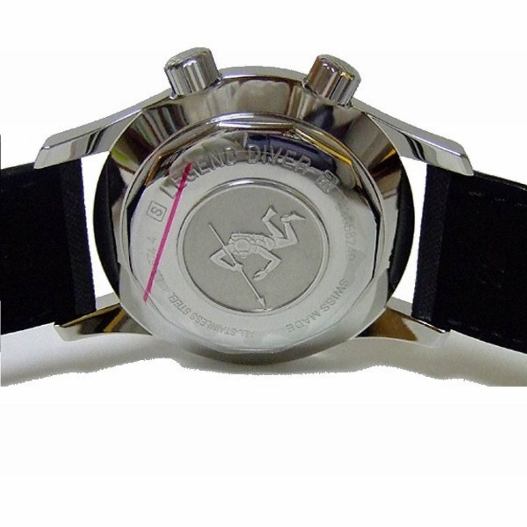 Longines orologio Heritage Legend Diver Watch 41mm nero automatico acciaio L3.774.4.50.0