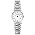 Longines orologio La Grande Classique 24mm bianco acciaio quarzo L4.209.4.11.6