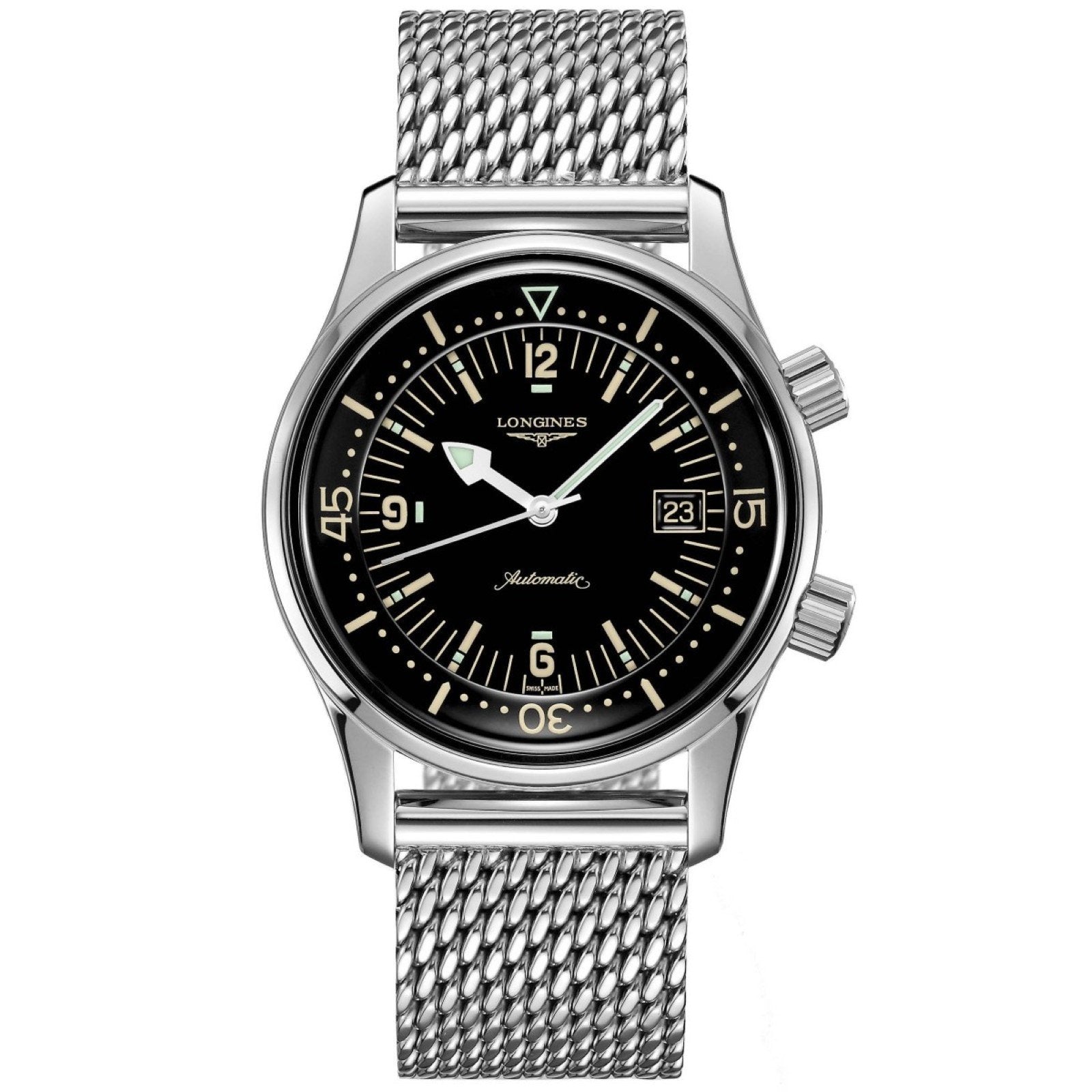 Longines orologio Legend Diver automatico acciaio L3.774.4.50.6