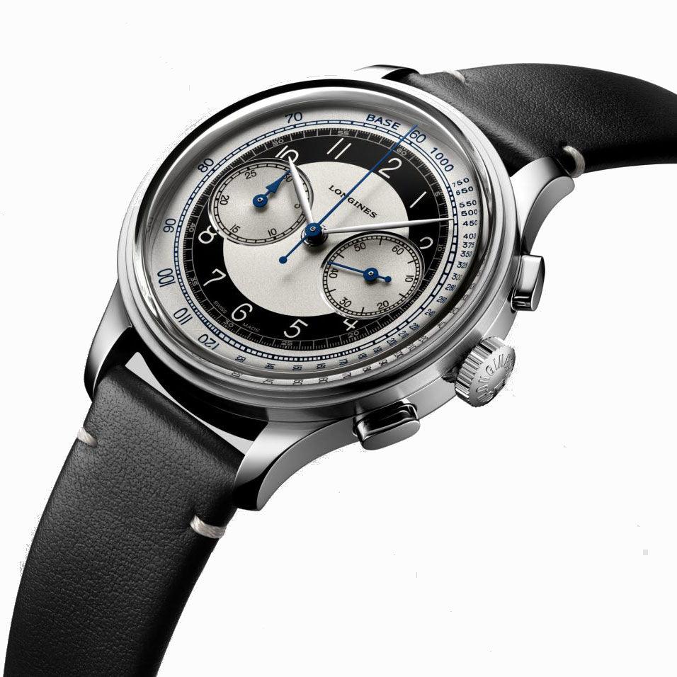 Longines orologio Longines Heritage Classic Chronograph 40mm argento automatico acciaio L2.830.4.93.0