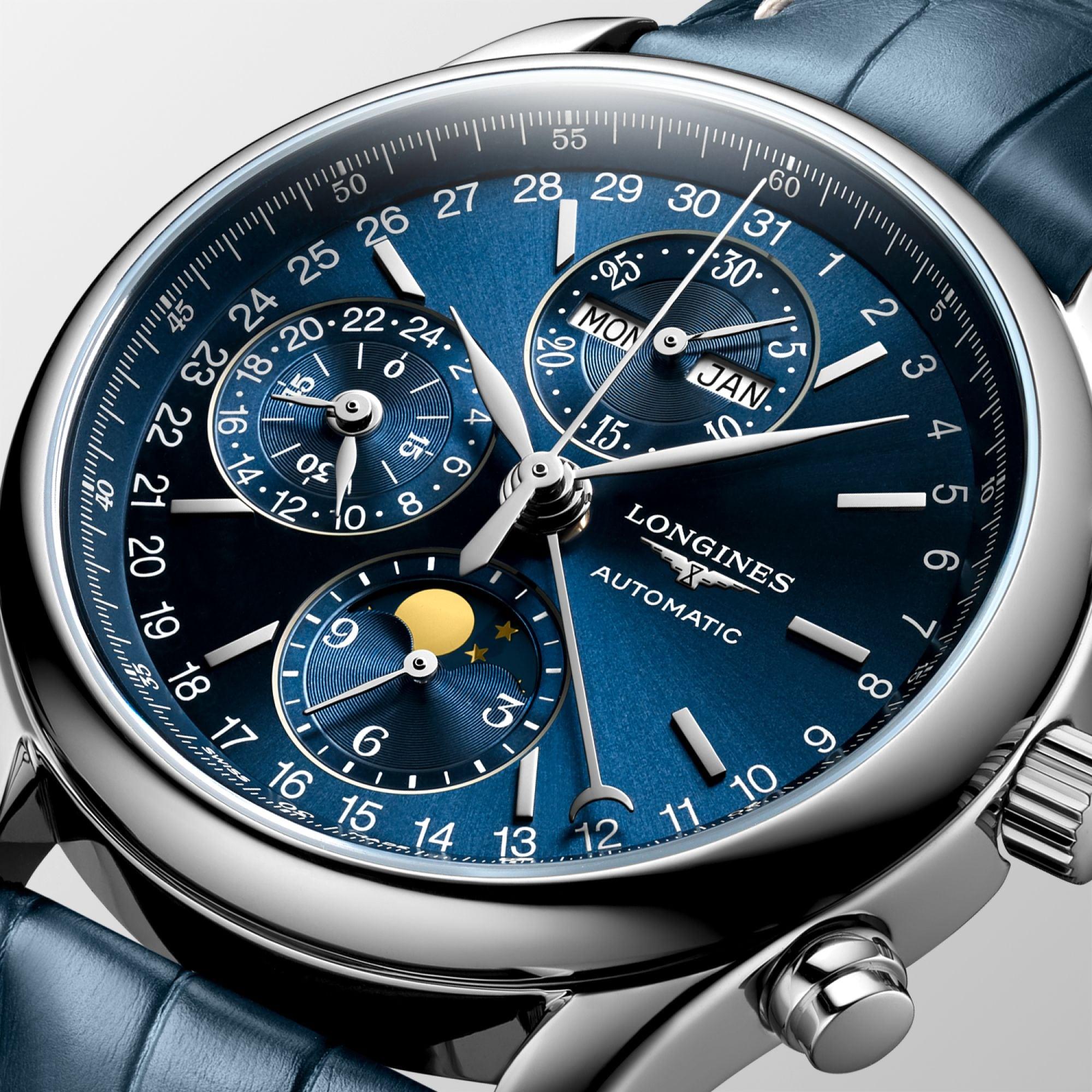 Longines orologio Master Collection 40mm blu automatico acciaio L2.673.4.92.0