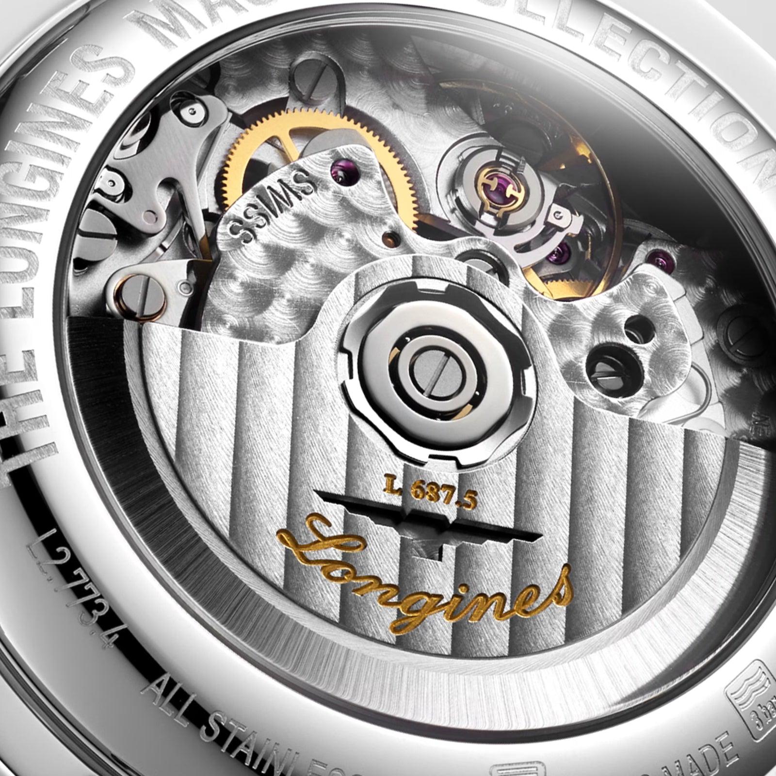 Longines orologio Master Collection 42mm antracite automatico acciaio L2.773.4.61.2