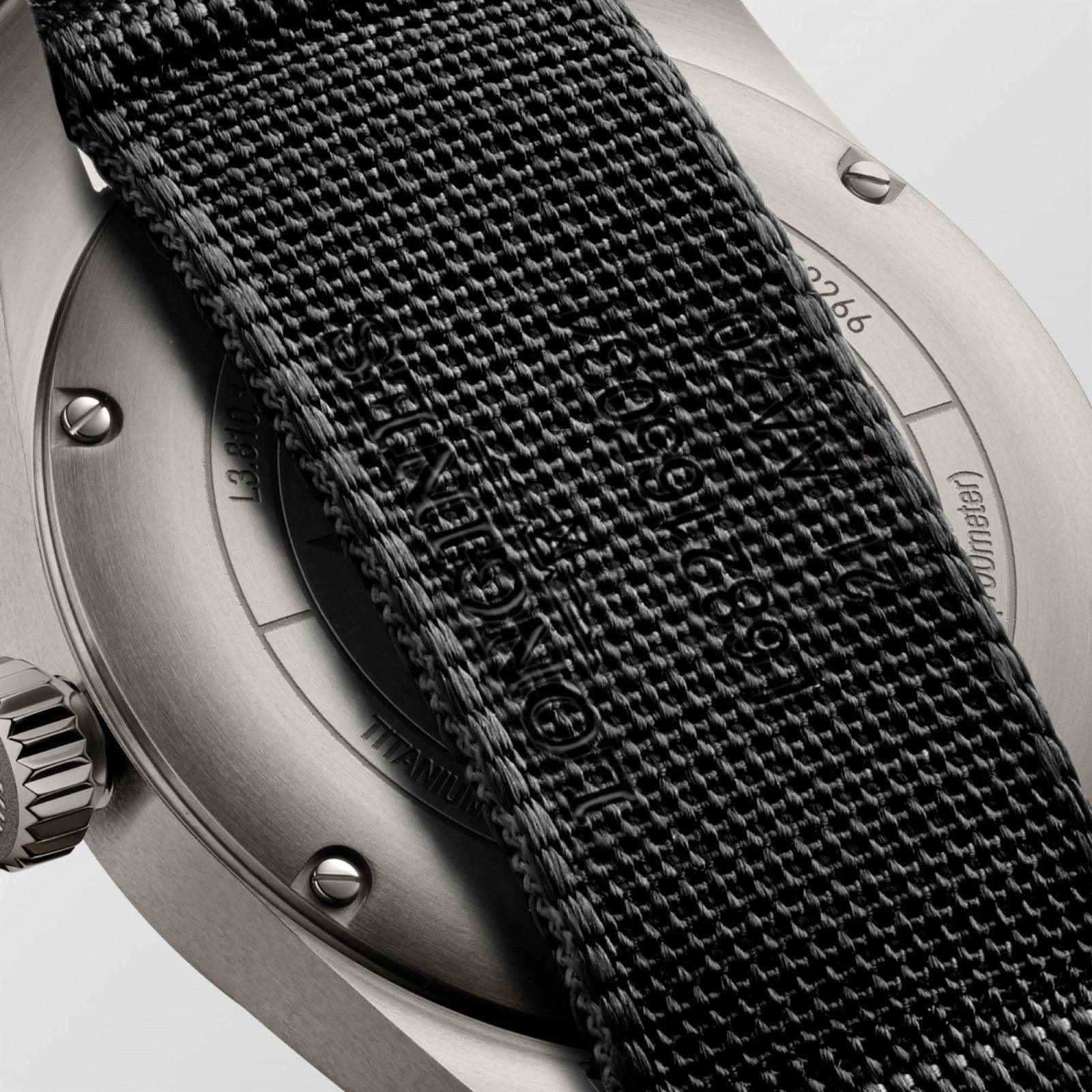 Longines orologio Spirit 40mm antracite automatico titanio L3.810.1.53.2
