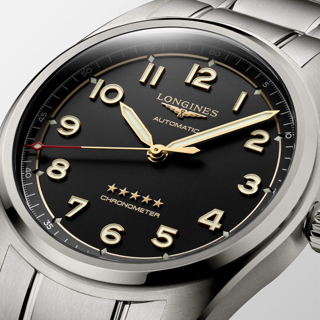 Longines orologio Spirit 42mm antracite automatico titanio L3.811.1.53.6
