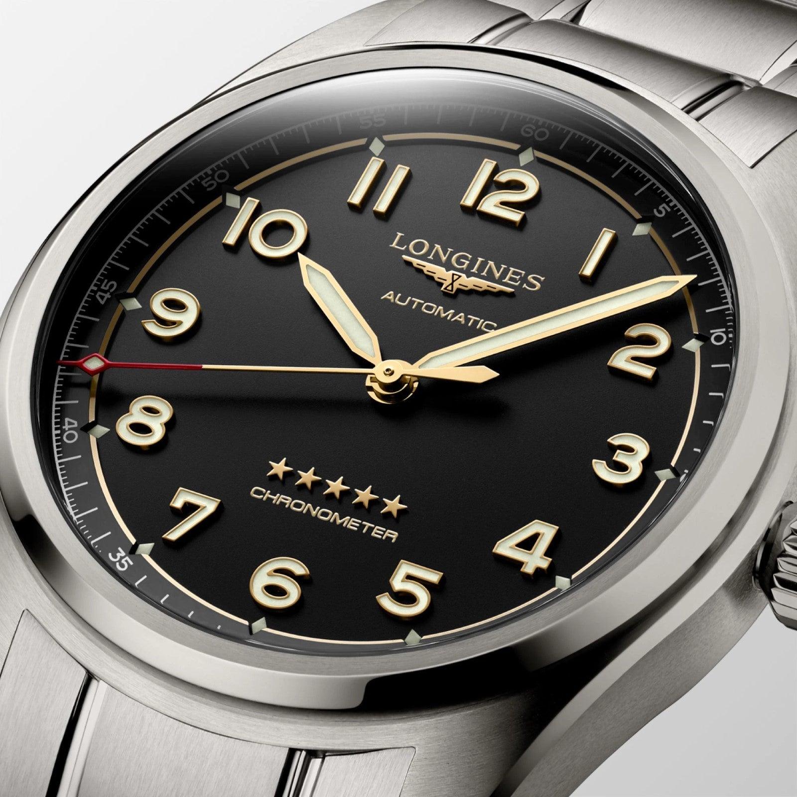 Longines orologio Spirit 42mm antracite automatico titanio L3.811.1.53.6