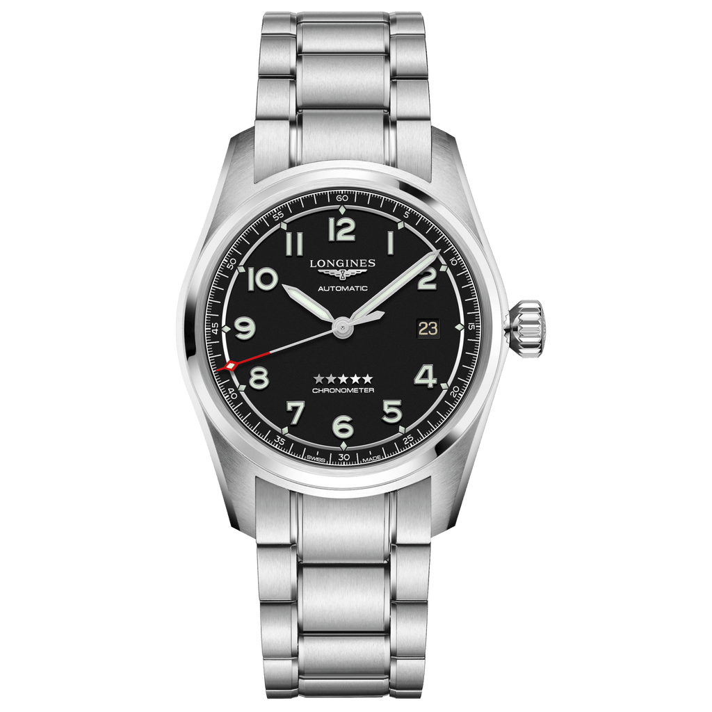 Longines orologio Spirit Prestige Edition 40mm nero mat automatico acciaio L3.810.4.53.9