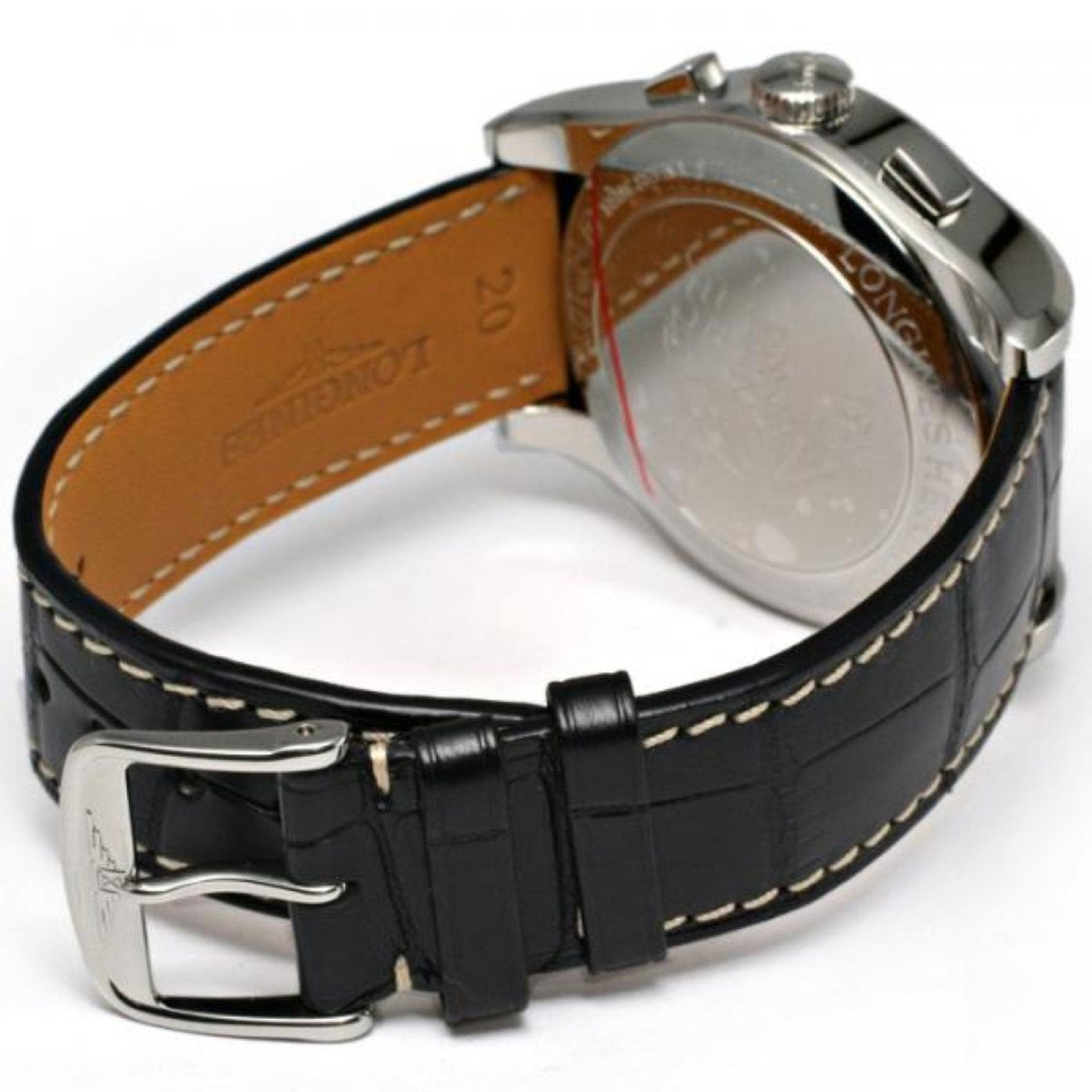 Longines orologio The Column Wheel Chronograph 40mm nero automatico acciaio L2.749.4.52.0